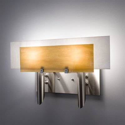 Picture of WPT Design Dessy2 - TF-FLWH Light Incadescent Wall Sconce - Flat Back White-Front Toffee
