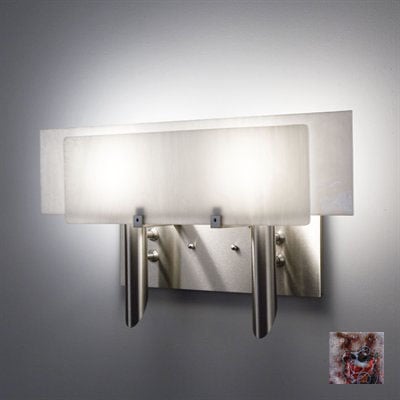 Picture of WPT Design Dessy2 - WR-FLWH Light Incadescent Wall Sconce - Flat Back White-Wired Rose