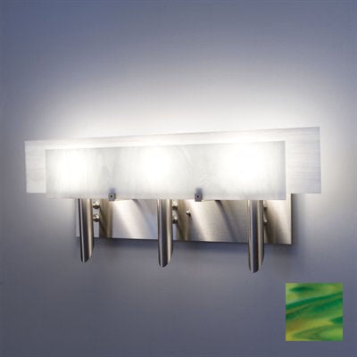Picture of WPT Design Dessy3 - MD-CVWH Light Three Incadescent Wall Sconce - Curved Back White-Front Meadow