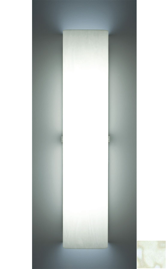 Picture of WPT Design CHAN - Pun - SV - SN 16 x 6 Channel Versatile Incandescent Wall Sconce - Snow