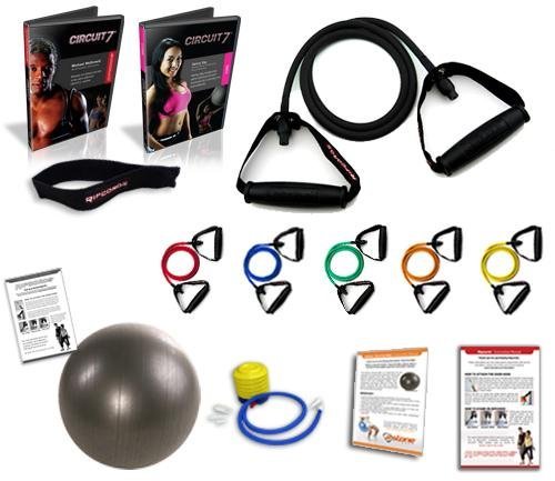 Picture of Ripcord RPC-033 Ripcords Advanced Core Training Pack - Exercise Ball Kit