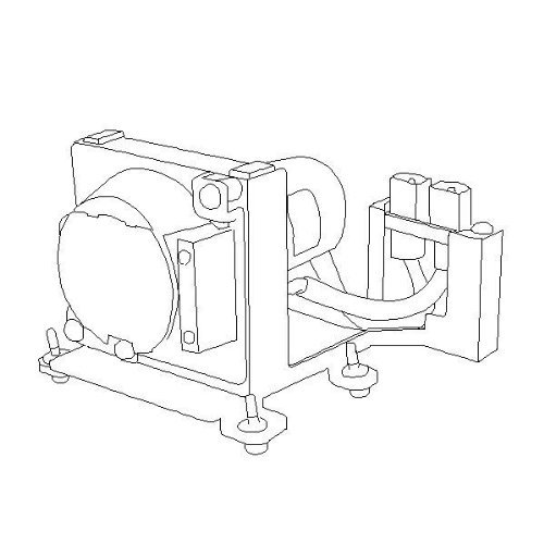 Ereplacements Lamp Compatible with Mitsubishi