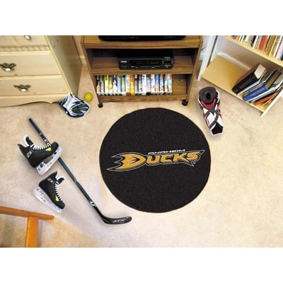 Picture of Fanmats 11052 NHL - 27 in.  diameter - NHL - Pittsburgh Penguins Puck Mat