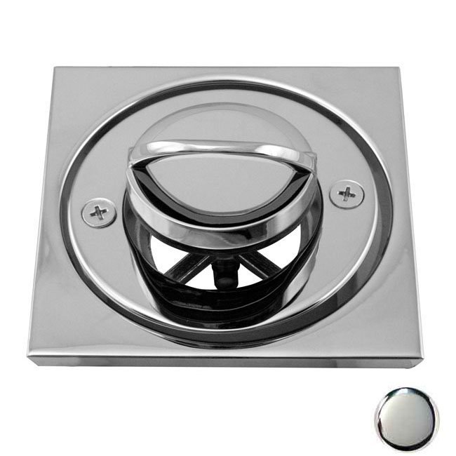 Picture of Westbrass D3201-26 Roman Tub Drain with D315 Tile Square - Polished Chrome