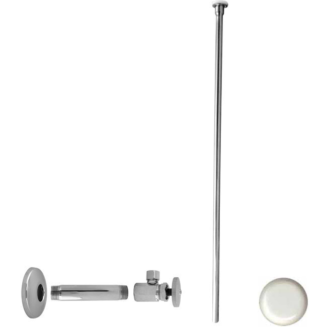 Toilet Kit - Powder Coat White - Round