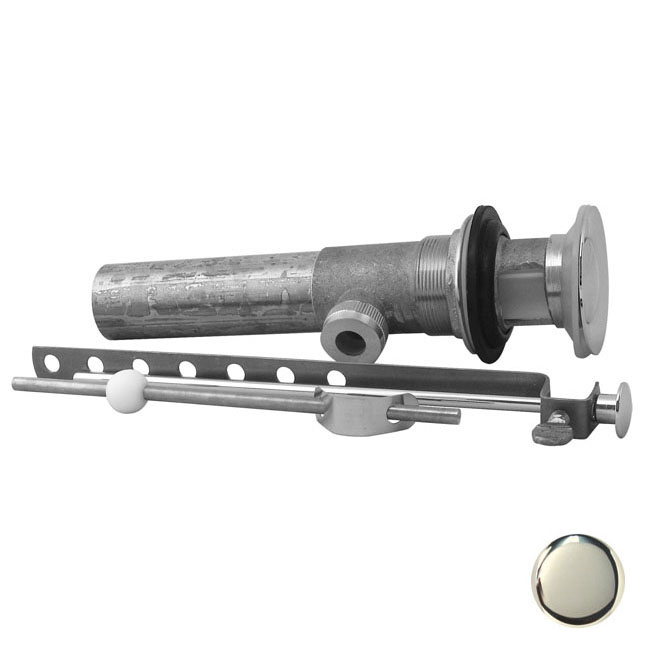 D412-05 Pop-up Lav Drain with Overflow Holes - Polished Nickel