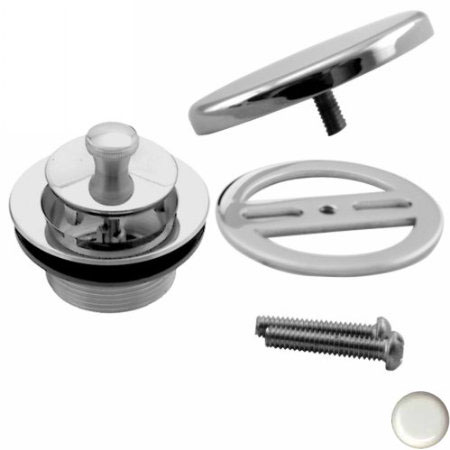 Twist and Close Trim Set with Hidden Overflow - Powder Coat White