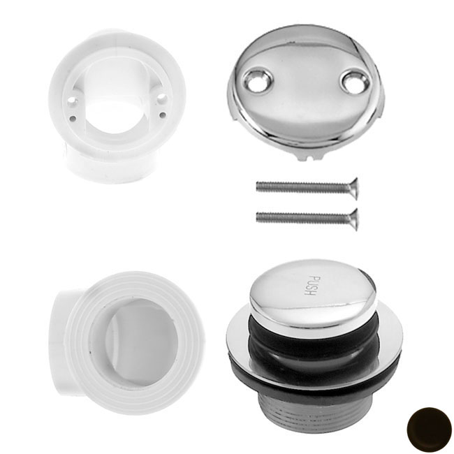 D532-12 1.5 in. Schedule 40 PVC Tip Toe Plumbers Pack - Oil Rubbed Bronze