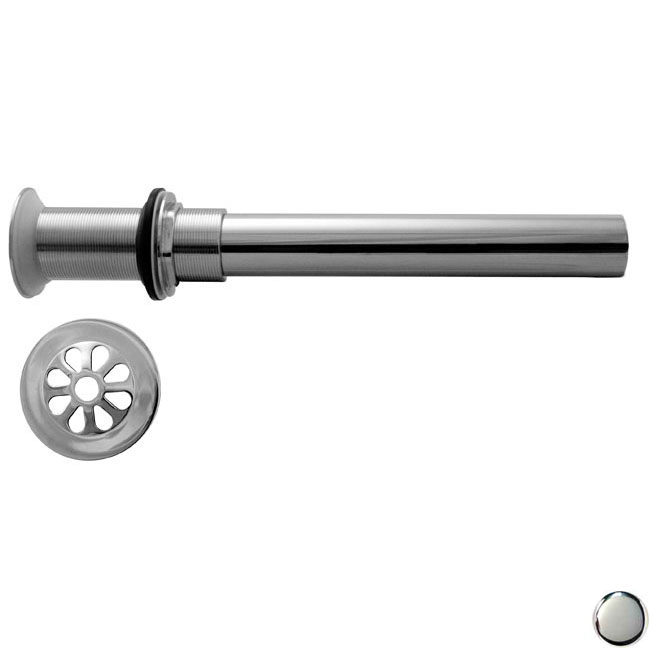 High Flow Grid Drain No Overflow Holes - Polished Chrome