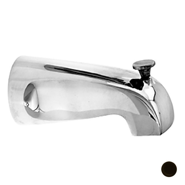 5 in. Brass Nose Diverter Tub Spout - Oil Rubbed Bronze