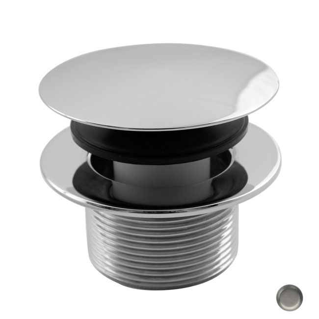 Mushroom Tip Toe 1-1/2" NPSM Coarse Thread Bath Drain in Satin Nickel