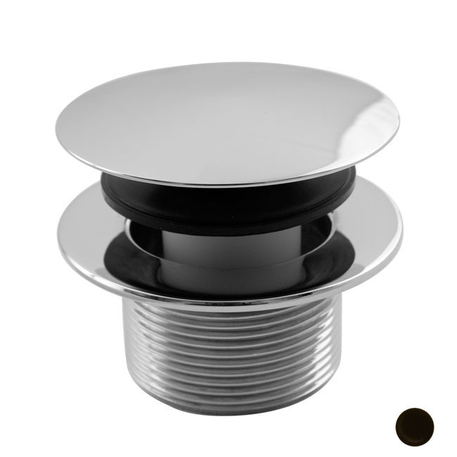 Mushroom Tip Toe 1-1/2" NPSM Coarse Thread Bath Drain in Oil Rubbed Bronze