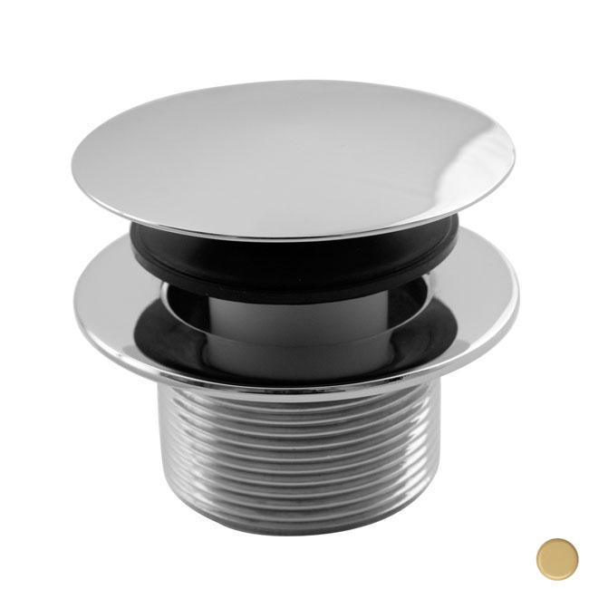 1.5 in. Round Mushroom Tip Toe Bath Drain - Powder Coat Almond
