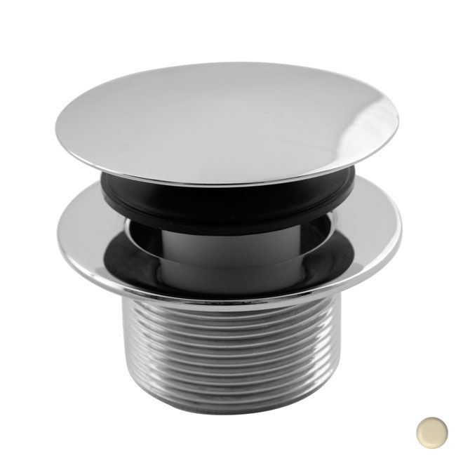 1.5 in. Round Mushroom Tip Toe Bath Drain - Powder Coat Biscuit