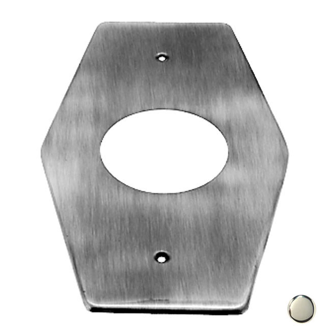 1-Hole Remodel Plate for Mixet in Polished Nickel
