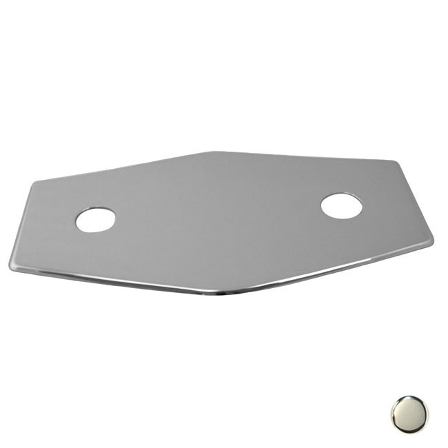 D504-05 2-Hole Remodel Plate in Polished Nickel