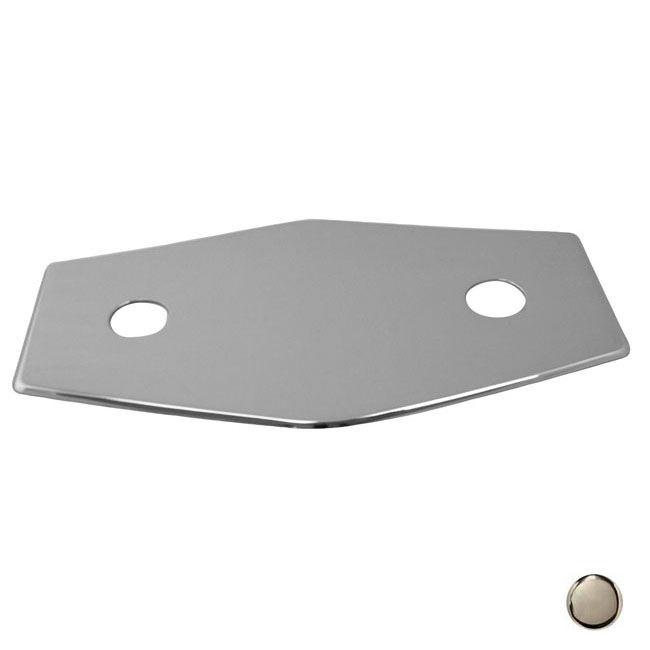 D504-62 2-Hole Remodel Plate in Powder Coat Flat Black