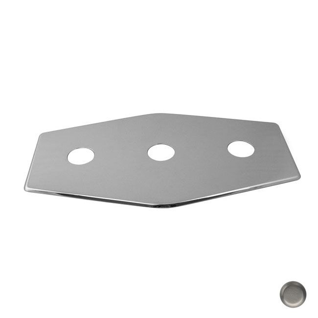 3-Hole Remodel Plate in Satin Nickel
