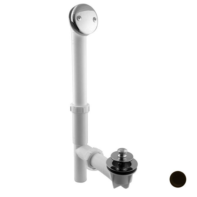 Tubular Twist and Close Bath Waste - Oil Rubbed Bronze