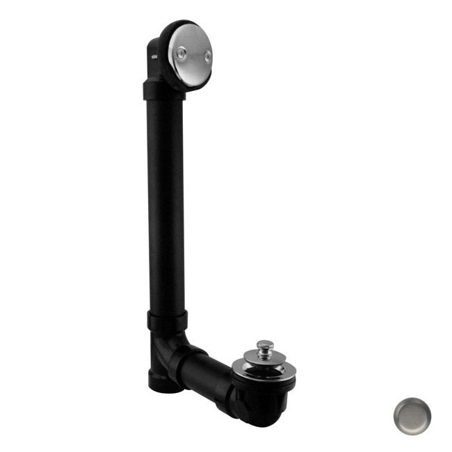 D4941-07 1.5 in. Schedule 40 ABS Twist and Close Bath Waste - Satin Nickel