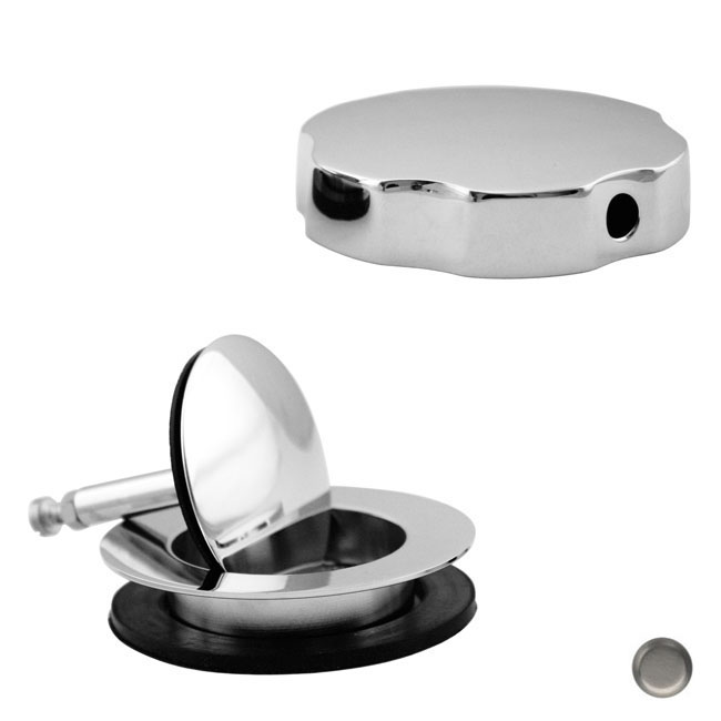 Standard Trim for Cable Drive Waste and Overflow - Satin Nickel