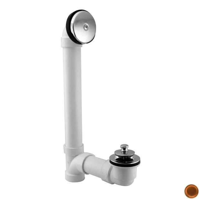 Picture of Westbrass D49421-11 1.5 in. Schedule 40 PVC Twist and Close Bath Waste - Antique Copper
