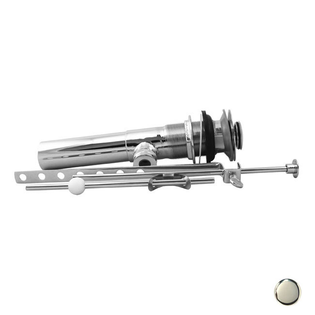 Picture of Westbrass D412-2-05 Pop-Up Lavatory Drain with Overflow Holes - Polished Nickel