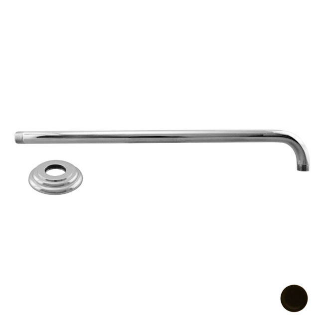 D3703-1-12 .5 in. x 19 in. 90 Degrees Rain Shower Arm and Flange - Oil Rubbed Bronze