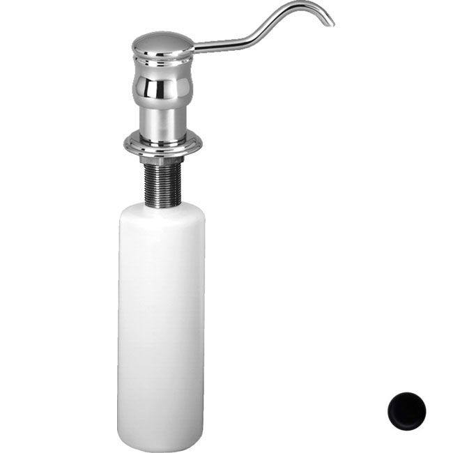 D2172-62 Dynasty Soap-Lotion Dispenser - Powder Coat Flat Black