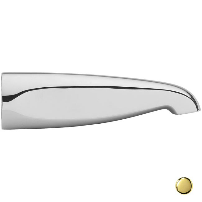 8.5 in. Brass Tub Spout - PVD Polished Brass