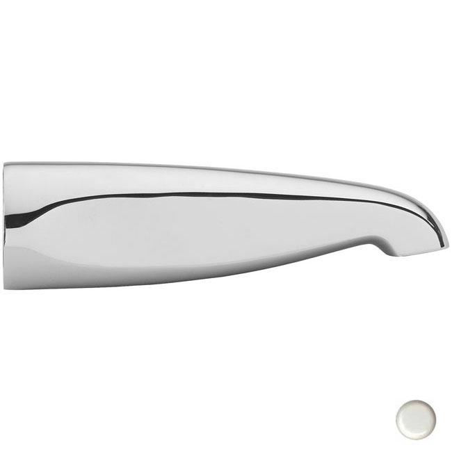 Brass Tub Spout - Powder Coat White - 8.5 in.