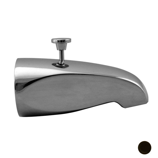 Brass Rear Diverter Tub Spout - Oil Rubbed Bronze