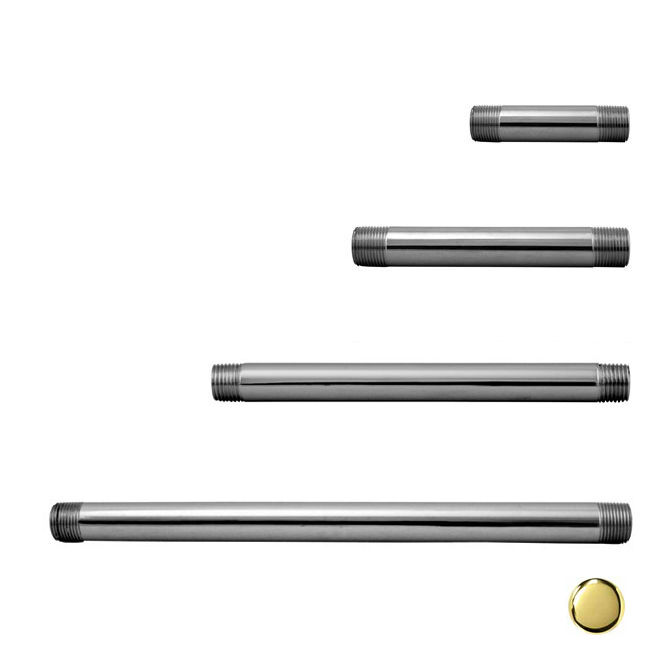 D12148-01 .5 in. x 48 in. IPS Pipe Nipple - PVD Polished Brass
