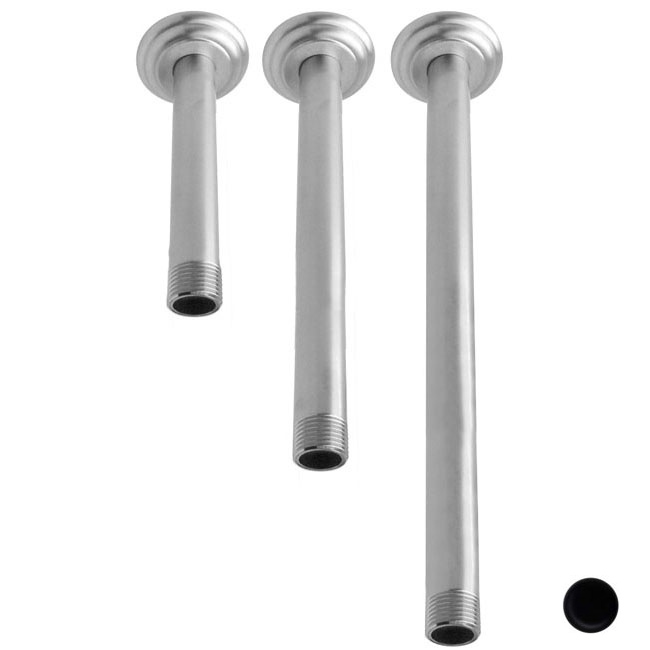 D3648A-62 .5 in. Ceiling Arms with Heavy Duty Flanges - Powder Coat Flat Black