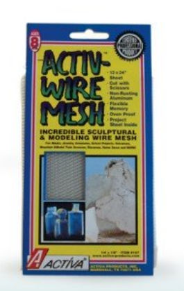 Picture of Activa 171 Activa Activ-Wire Mesh Incredible Sculptural &amp; Modeling Aluminum Mesh 12 in. x 10 ft. Sheet&#44; .25 in. x .13 in.