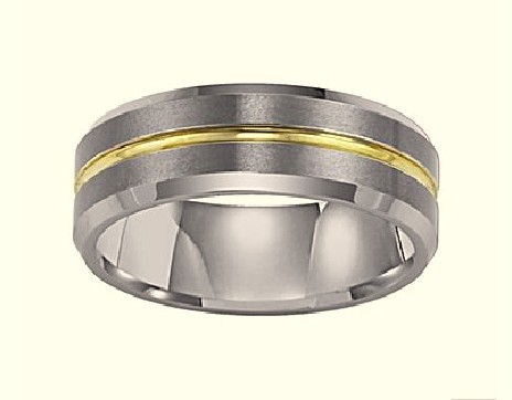 TUNGSTEN 75G95 WEDDING BAND - Size 9.5