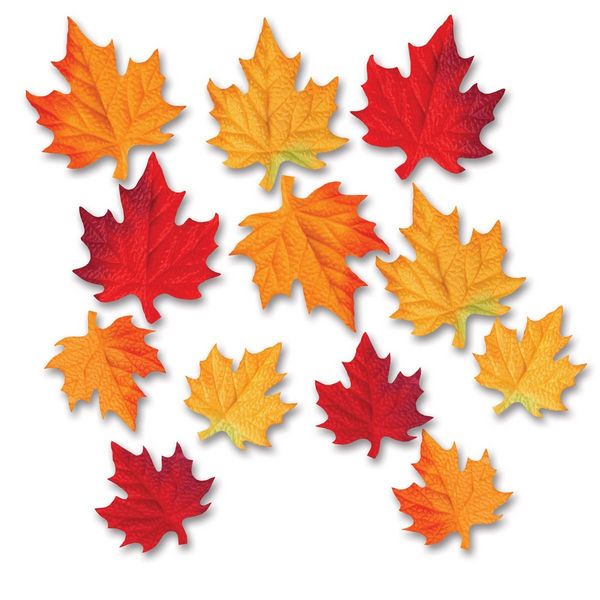 Picture of Beistle 90847 Deluxe Fabric Autumn Leaves - Case of 24