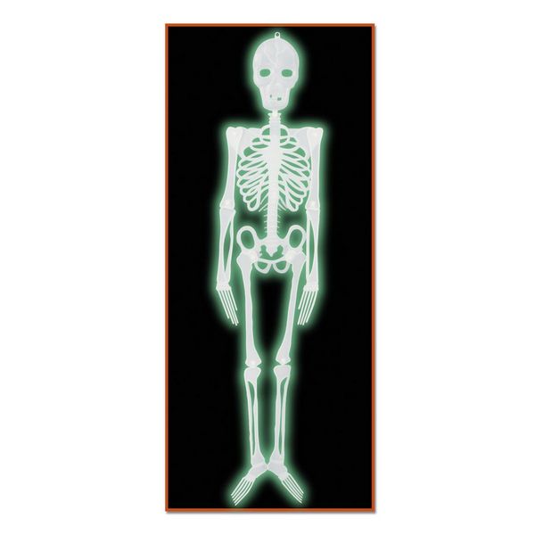 Beistle 00832 Plastic Nite-Glo Skeleton - Case of 12