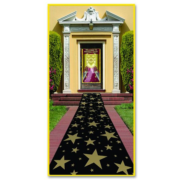 Picture of Beistle 57653 Gold Star Runner - Pack of 6