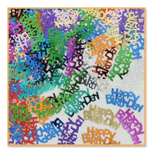 Picture of Beistle CN022 Happy Birthday Confetti - Pack of 6