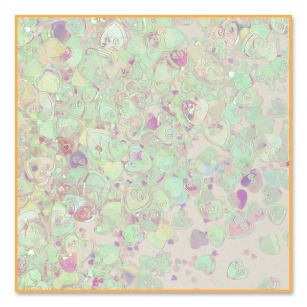 Picture of Beistle CN053 Iridescent Hearts Confetti - Pack of 6