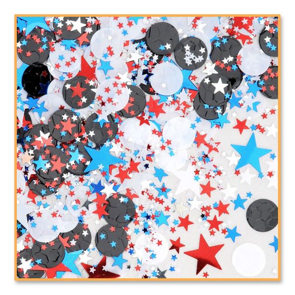 Picture of Beistle CN088 Soccer Star Confetti - Pack of 6