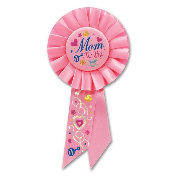 Beistle  Mom To Be Rosette - Pack of 6