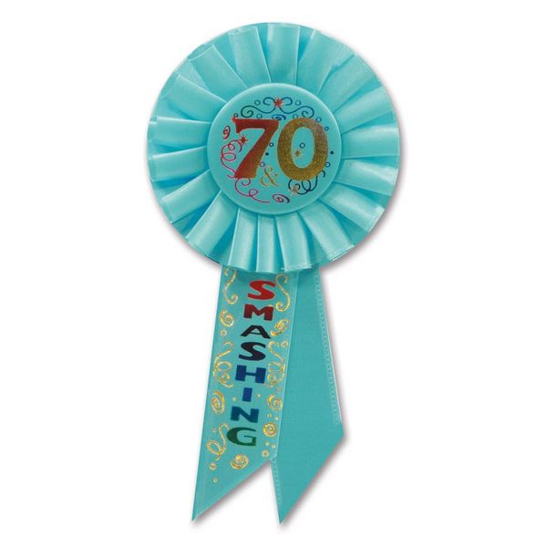 Beistle  70 and Smashing Rosette - Pack of 6