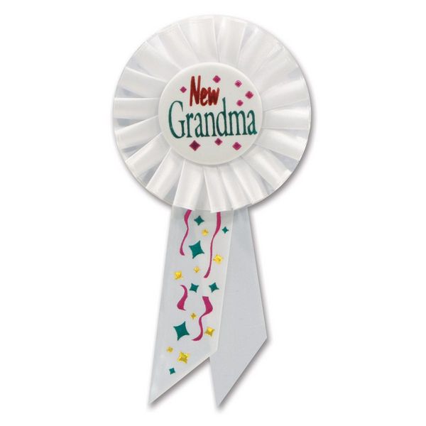 Beistle RS178 New Grandma Rosette - Pack of 6