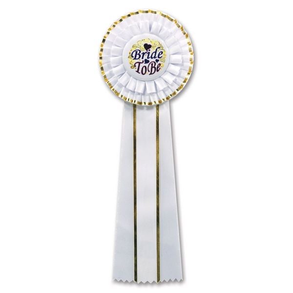 Picture of Beistle RD13 Bride To Be Deluxe Rosette - Pack of 3