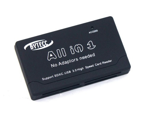Picture of Bytecc U3CR-630 USB3.0 6-slots All-IN-1 Palm-sized Card Reader-Writer  Black