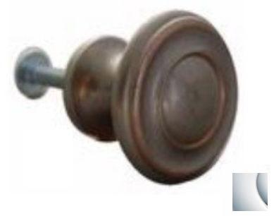 88-768 Classic Knob Chrome Finish
