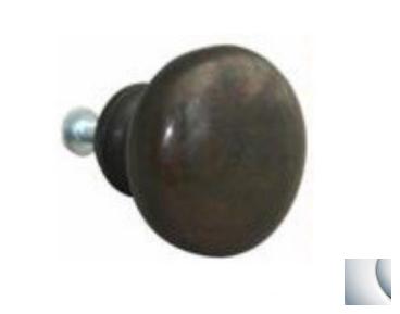 88-753 38mm Round Knob Chrome Finish