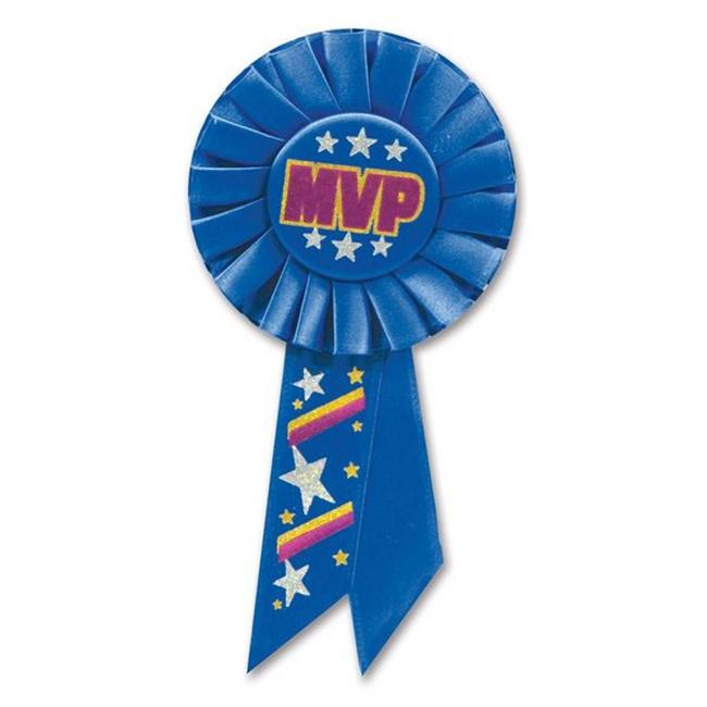 Beistle RS188 MVP Rosette - Pack of 6